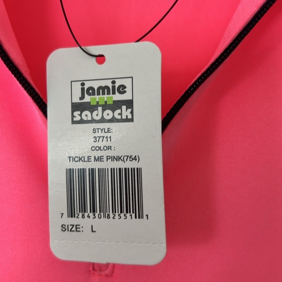 Jamie Sadock , Tickle Me Pink, Top, Size Large, NWT - Picture 5 of 5